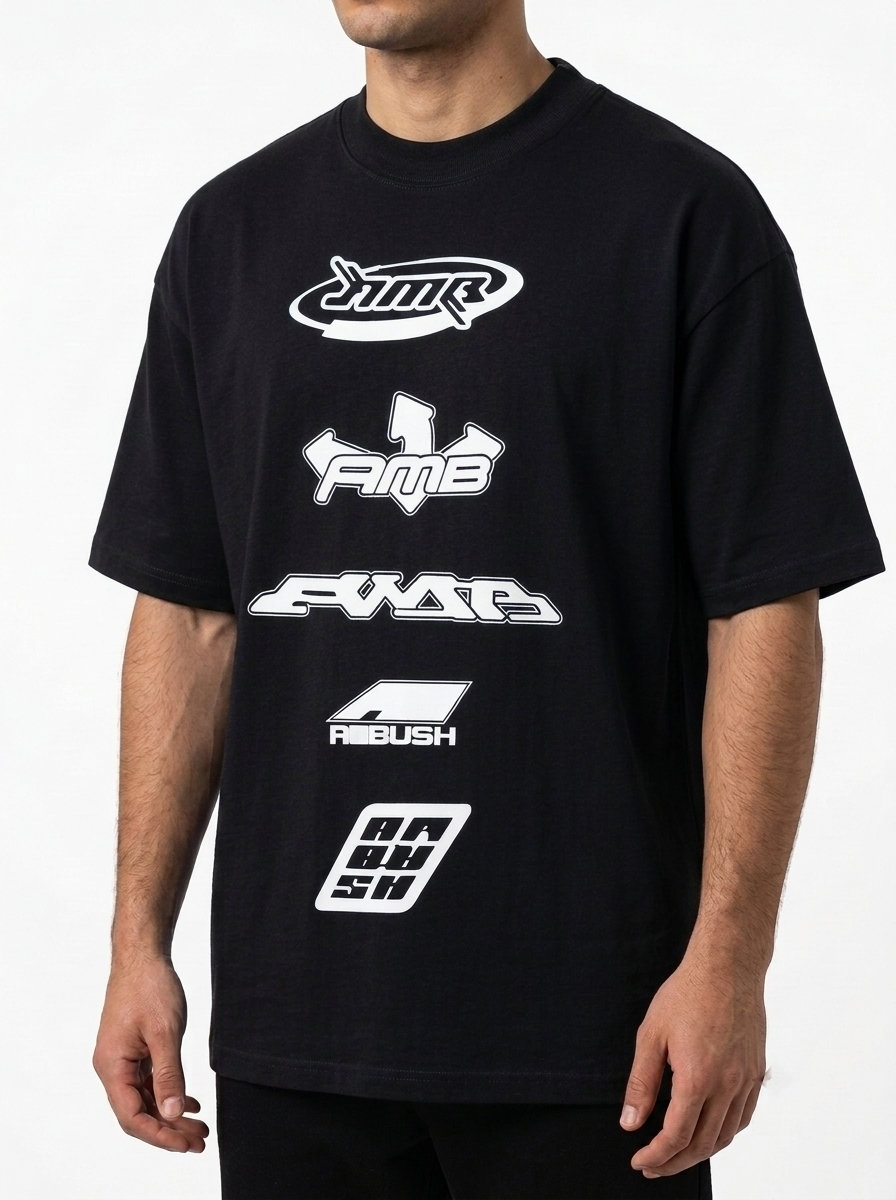 Black Graphic Tee