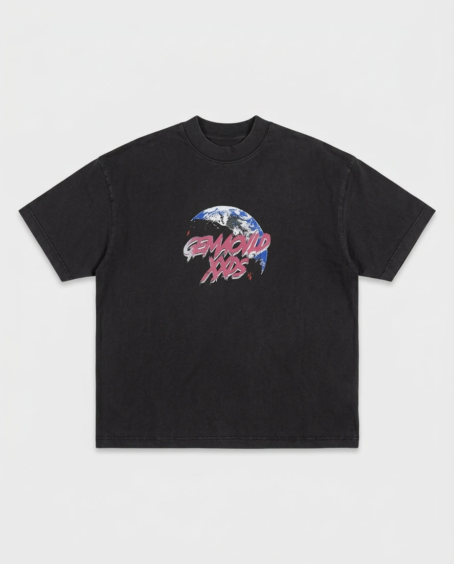 Earth Graphic Oversized T-Shirt