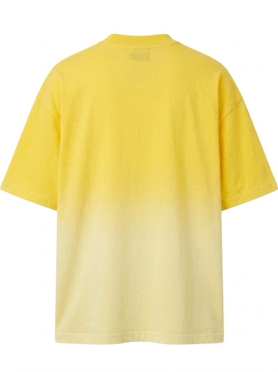 Ombre Yellow Graphic Tee