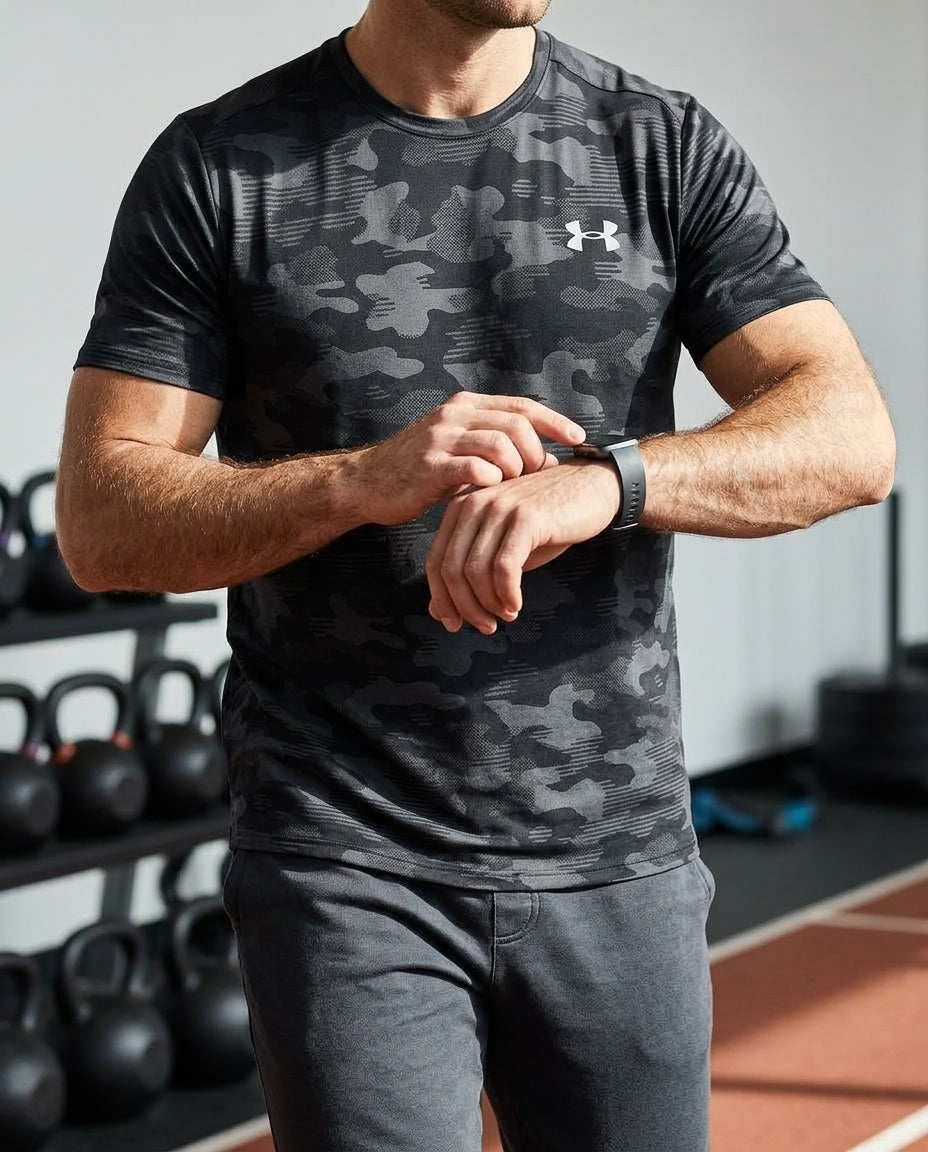 Under Armour Camo Print Fitted T-Shirt