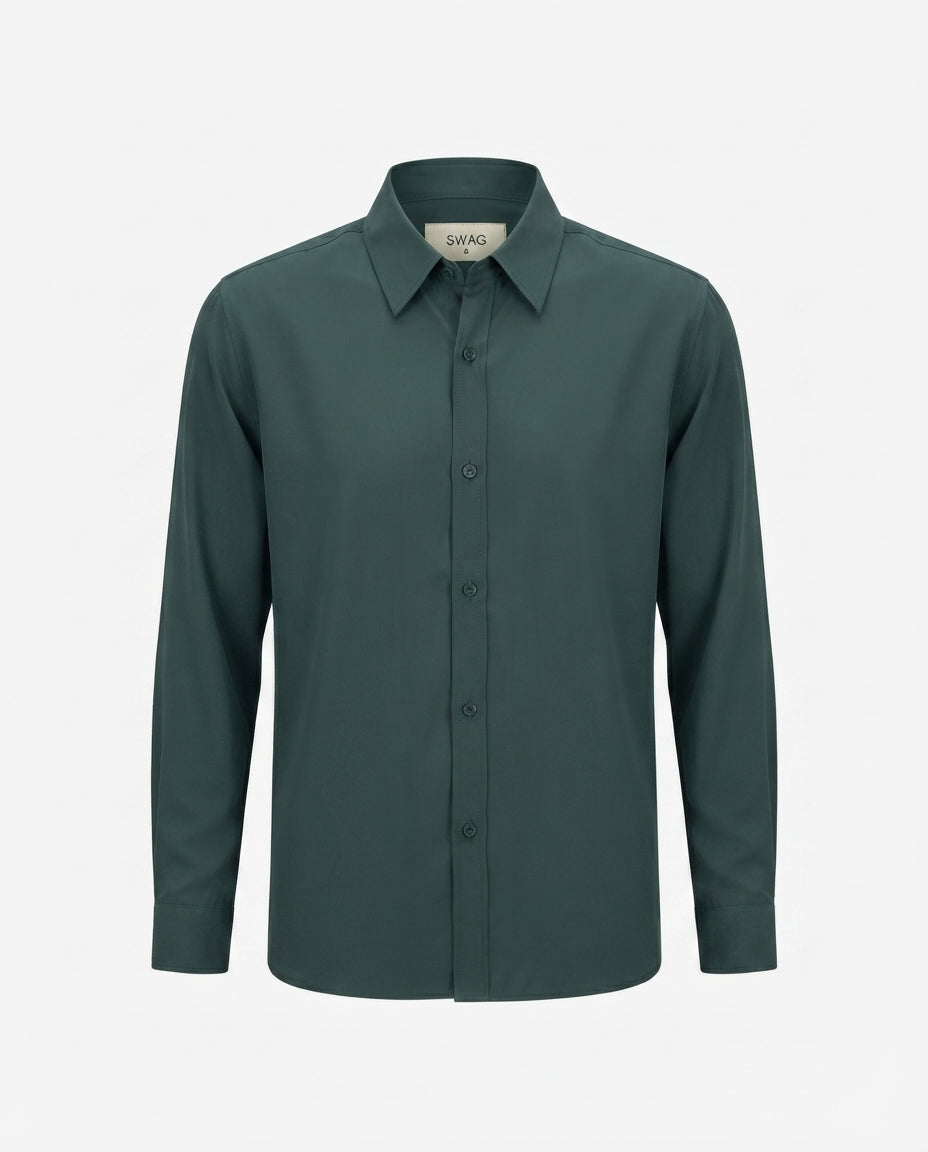 Executive Shirt – Deep Pine Green