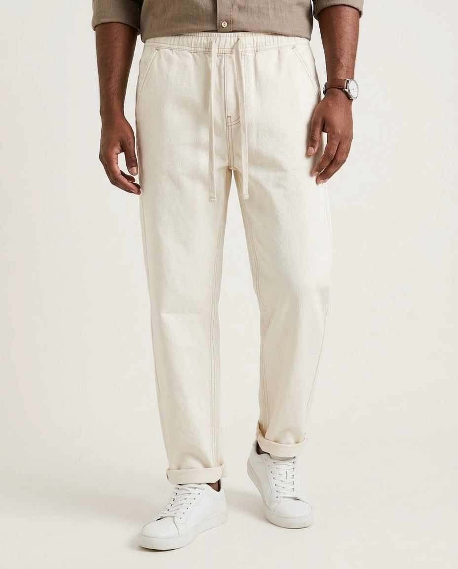 Off-White Straight Cut Jeans