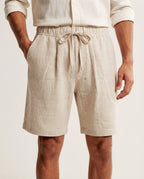 Linen Shorts – Beige