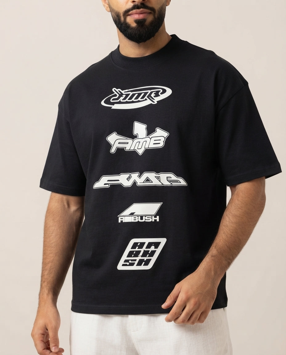 Black Graphic Tee