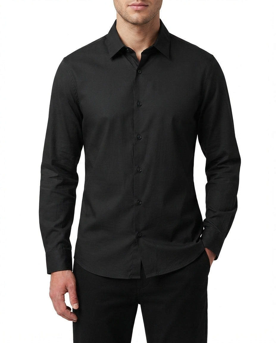Executive Shirt – Midnight Black