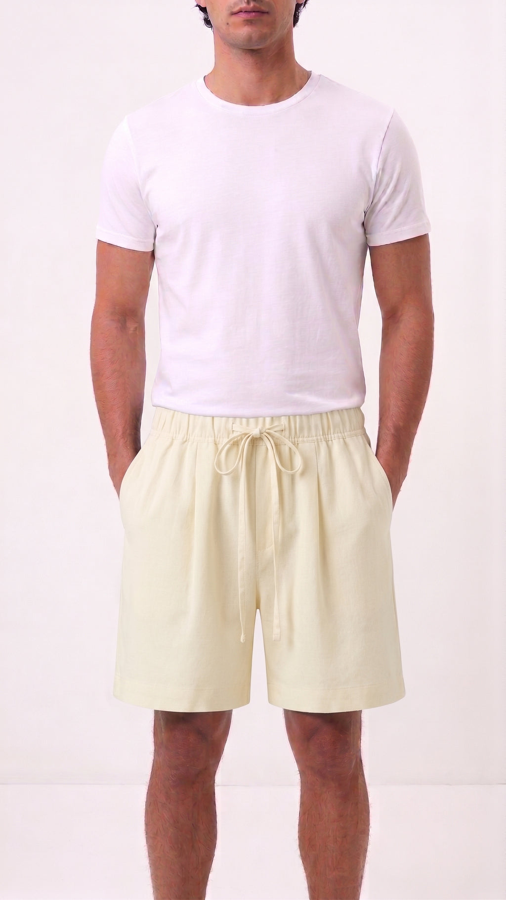 Linen Shorts – Sand