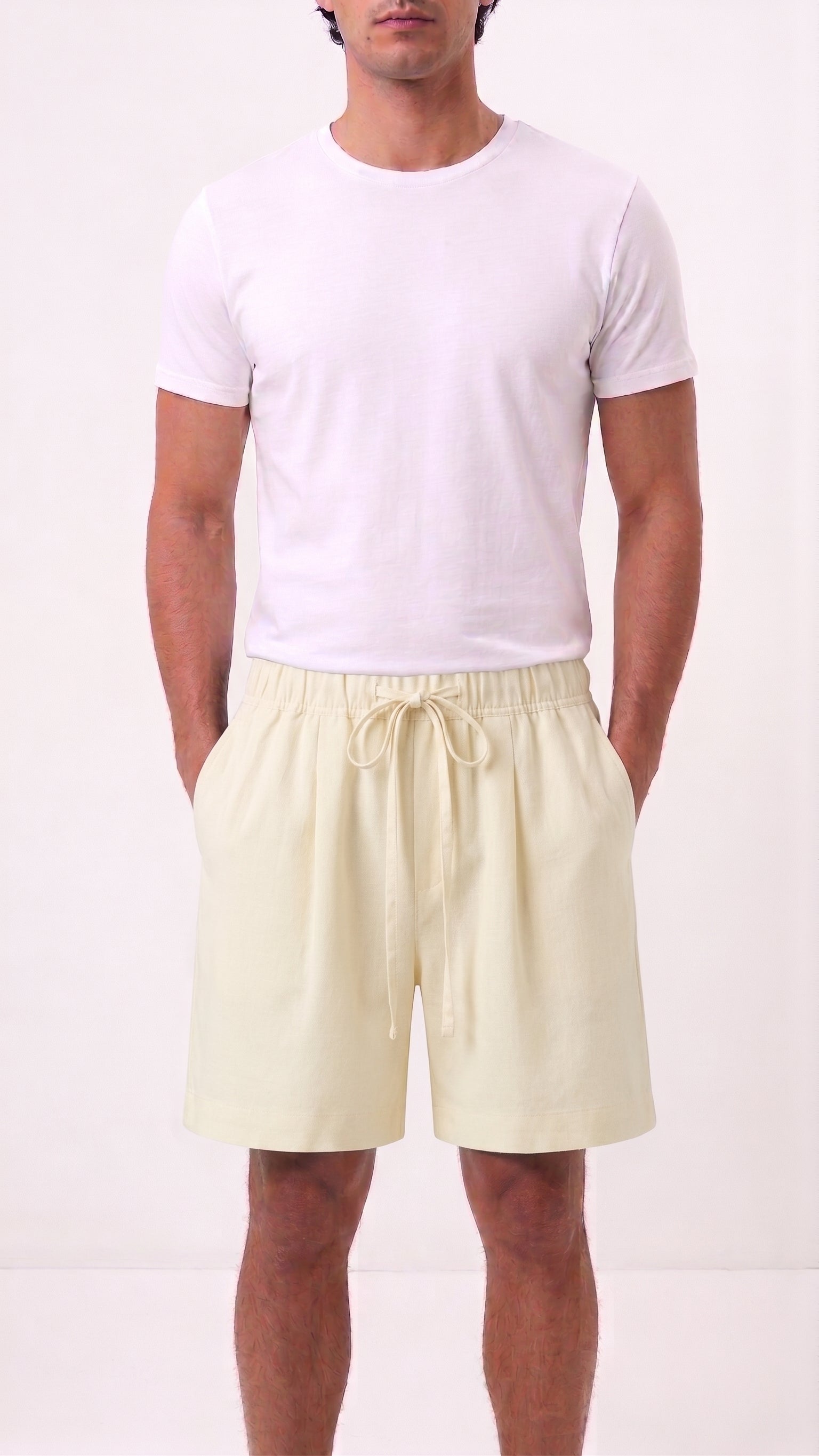 Linen Shorts – Sand