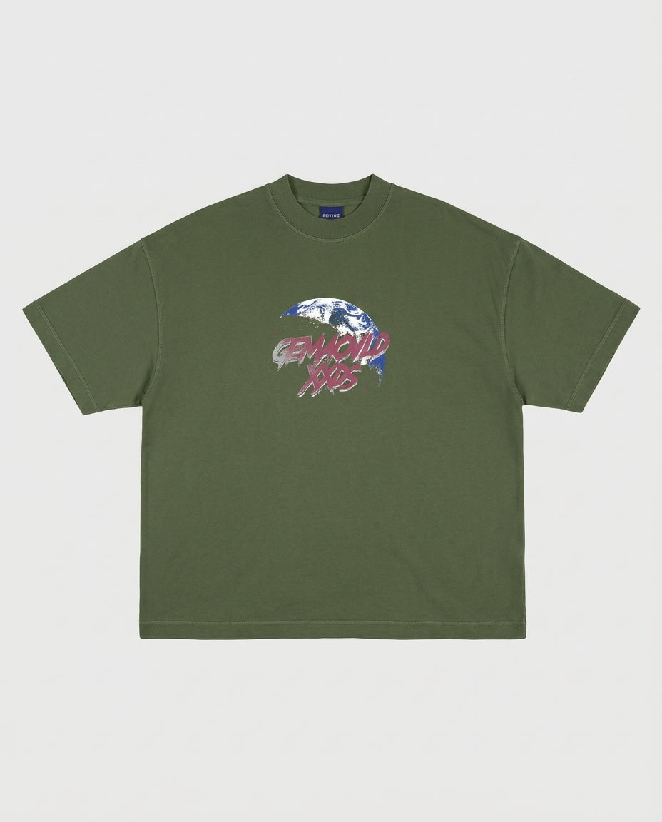 Earth Graphic Oversized T-Shirt