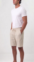 Linen Shorts – Sand