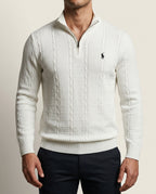 US Polo Full Sleeve Zip T-Shirt