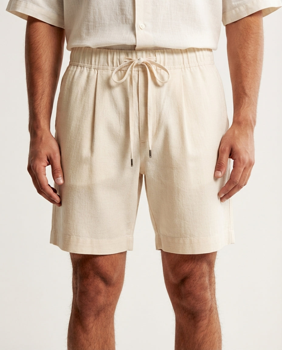 Linen Shorts – Sand
