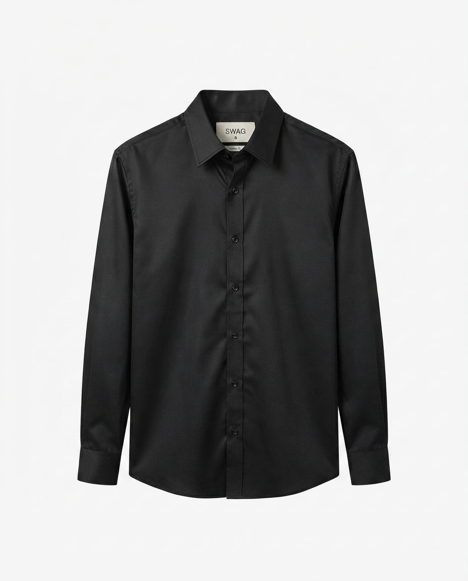 Executive Shirt – Midnight Black