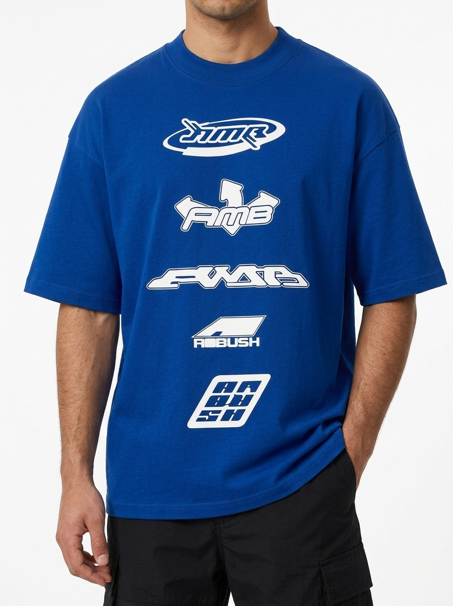 Vintage Blue Graphic Tee