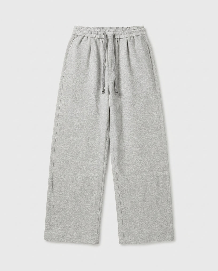 Oversized Thick Linen Drawstring Pants