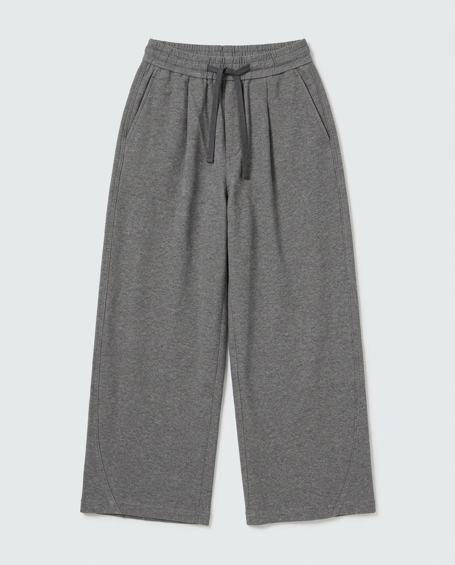 Oversized Thick Linen Drawstring Pants