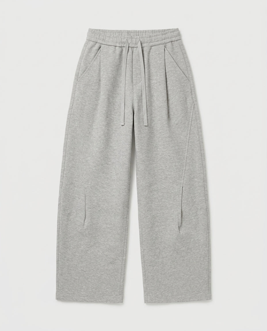 Linen Thick Band Oversized Pants