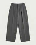 Old Money Oversized Polyester & Cotton Blend Pants