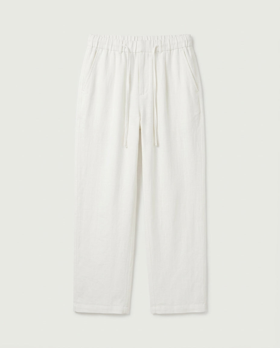 Linen Oversized Drawstring Pants